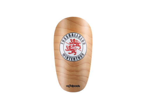 Schienbeinschoner aus zertifiziertem Holz mit FCW-Logo - Shinpads made of certified wood